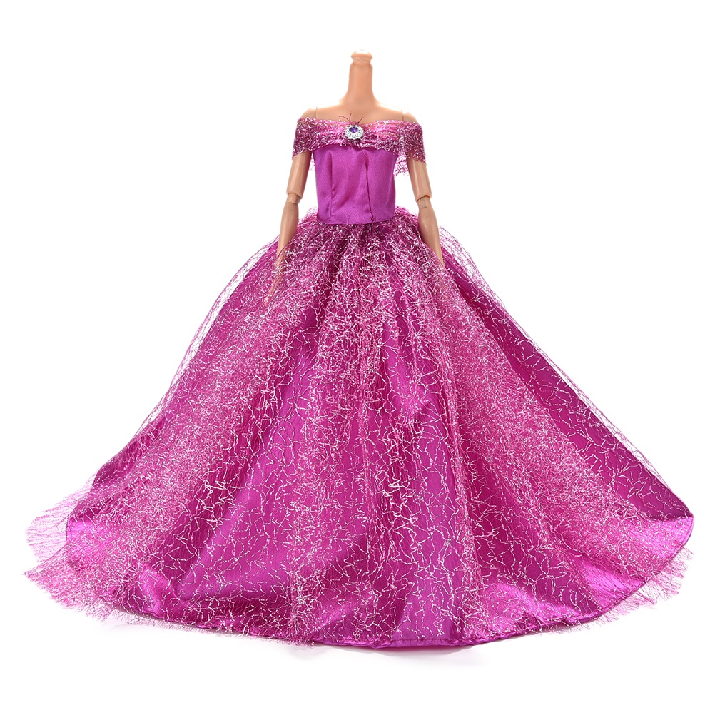 Đầm Cưới Thời Trang Cho Búp Bê Barbie Với 7 Màu Lựa Chọn