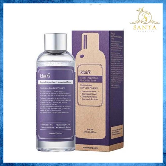 Nước hoa hồng không mùi Klairs Supple Preparation Unscented Toner 180ml | BigBuy360 - bigbuy360.vn
