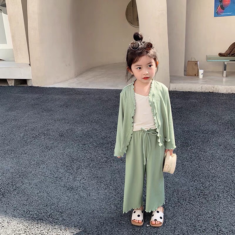 Set bộ len tăm 3 chi tiết cho bé