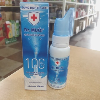Dung dịch xịt mũi dr muối 100ml hsd 8/2024