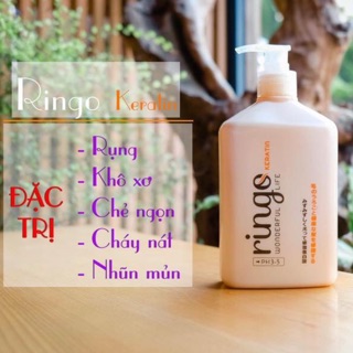 ( Tặng tinh dầu Fraicheur) Hấp RINGO KERATIN siêu phục hồi tóc nát