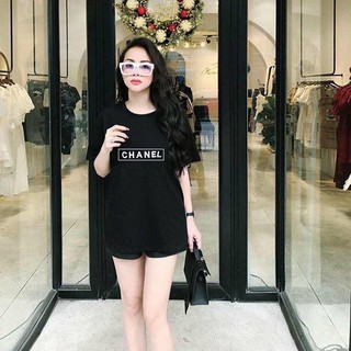 Áo thun nữ cộc tay, cổ tròn vải cotton co giãn tốt mềm mịn mát