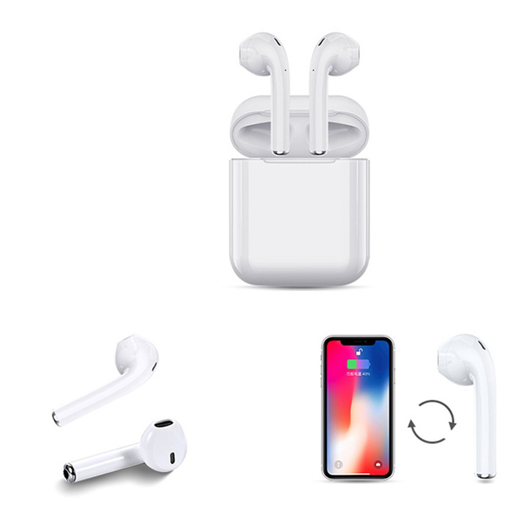RSH Mini-2 TWS Wireless Smart Touch Earphones Sports Earbuds Headset With Cartoon Pikachu Rabbit Shape Charging Box