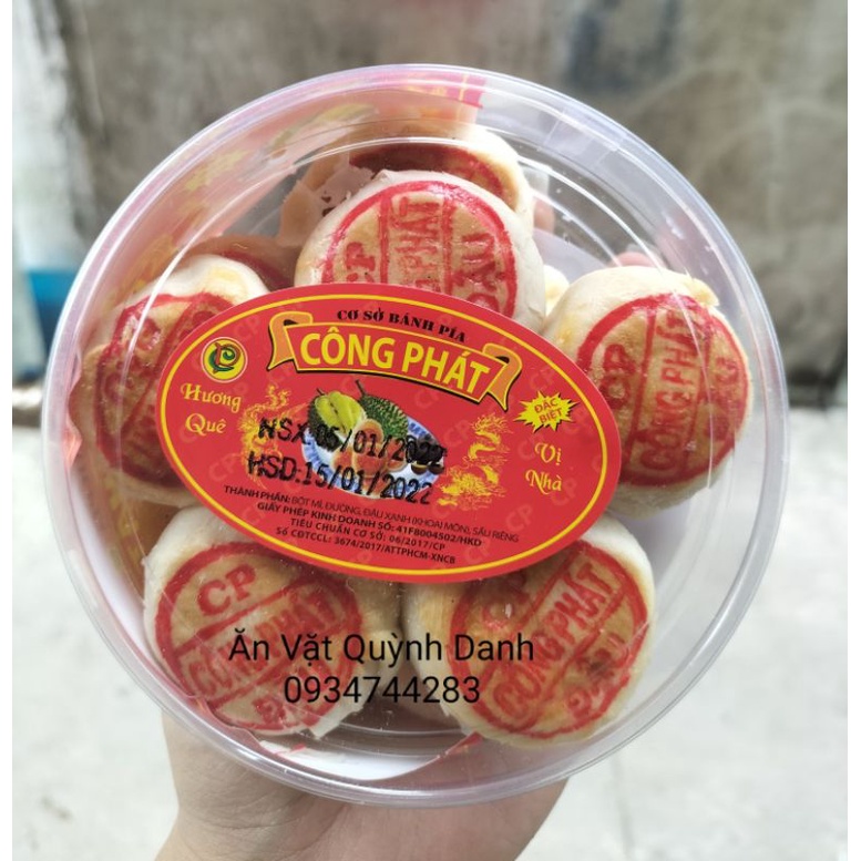 Bánh Pía Đậu Xanh Sầu Riêng MiNi Công Phát_10 cái