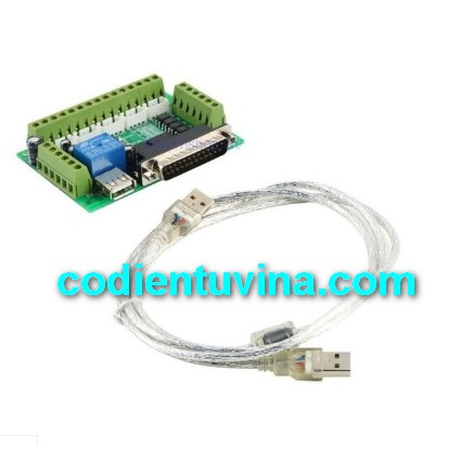 Mạch CNC BOB Mach3 LPT  Có Kèm Cáp USB