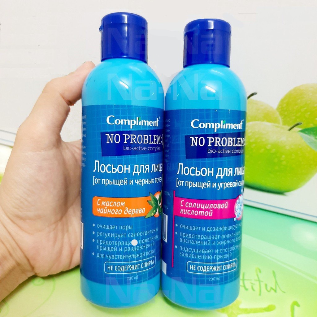 Toner Compliment No Problem làm sạch sâu, kiềm dầu, giảm viêm