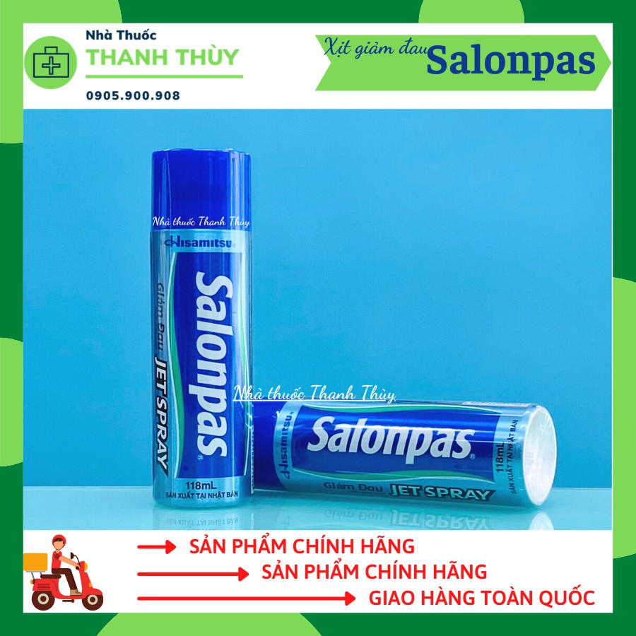 🅼🅰🅳🅴 🅸🅽 🅹🅰🅿🅰🅽 SALONPAS JET SPRAY 118ML Giảm Đau Vai, Đau Cơ, Đau Khớp, Bầm Tím, Bong Gân, Căng Cơ, Các Chứng Đau Khớp