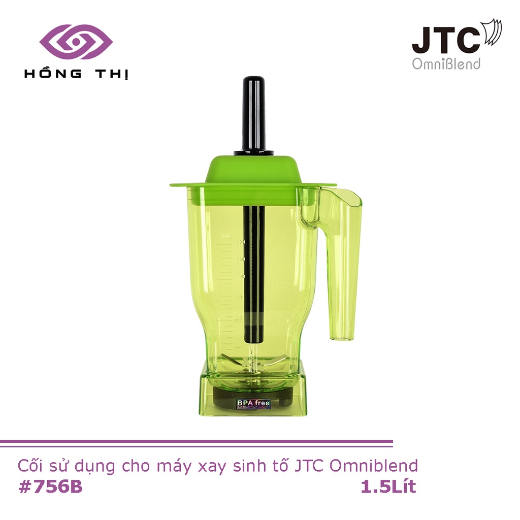 Cối xay sinh tố công nghiệp JTC OmniBlend  nhựa Polycarbonate 1,5L - Hàng chính hãng