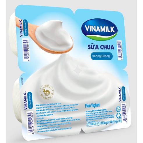 VỈ 4 HỘP SỮA CHUA VINAMILK 100GR
