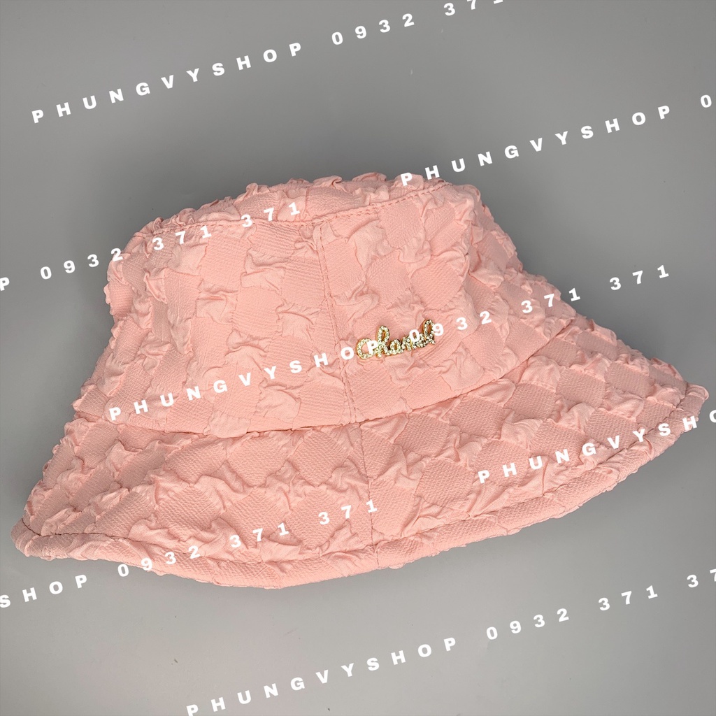 Mũ bucket tai bèo basic unisex nam nữ - BO XỐP LOGO SAT / CHÀ NÈO /  ĐỂ LỆCH - nón tai bèo vành