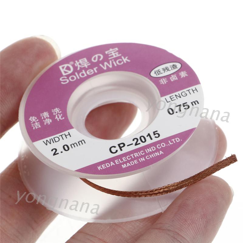 Cuộn dây đồng hút chì hàn cỡ 2mm