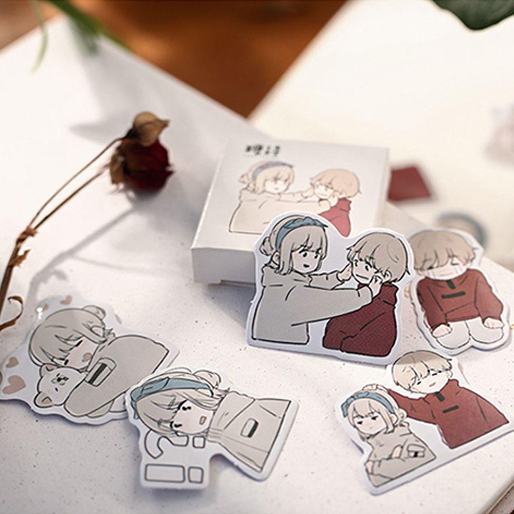 Miếng Dán Trang Trí Sổ Tay Chống Nước Họa Tiết Hoạt Hình Dễ Thương