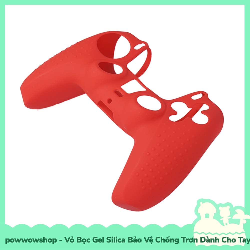 [Sẵn VN - Hỏa Tốc] Vỏ Bọc Bảo Vệ Chống Trơn Gel Silica Dẻo Dành Cho Tay Cầm Chơi Game Controller Playstation 5 PS5