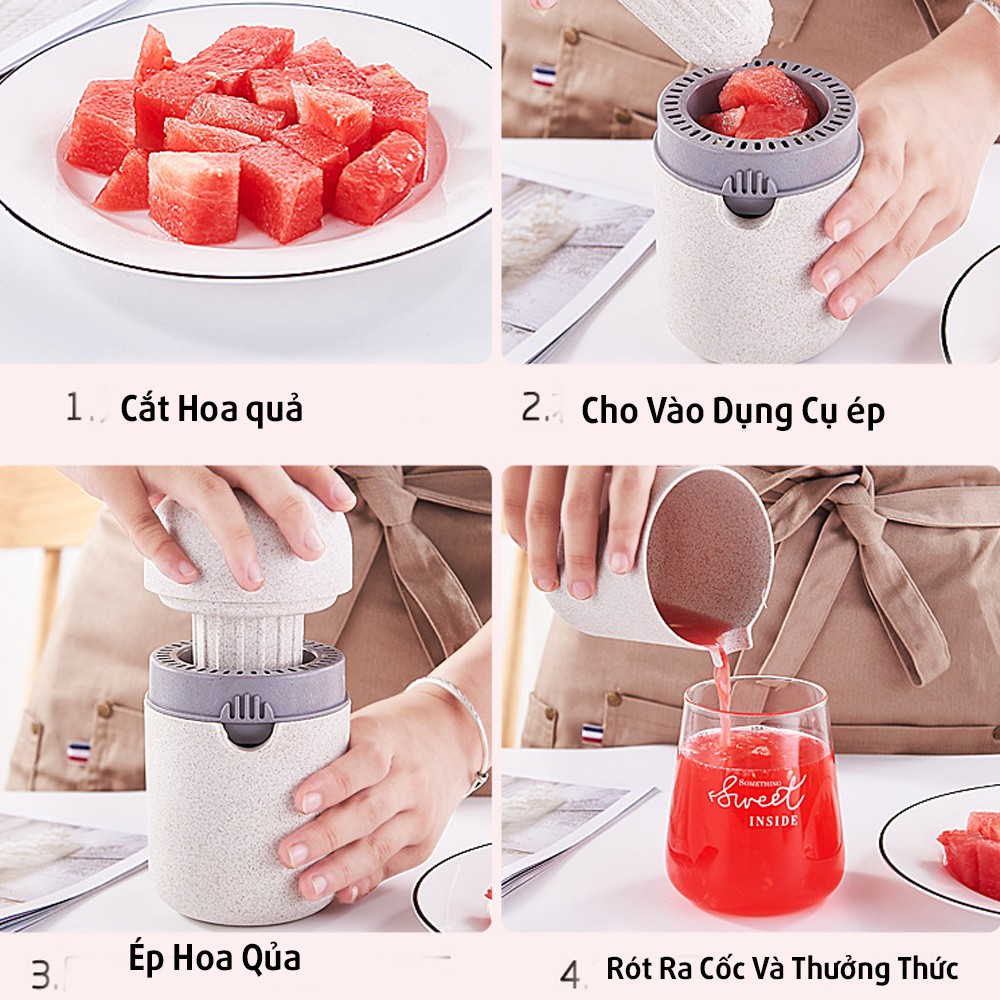 [XẢ kHO] Dụng Cụ Vắt Hoa Quả Đa Năng Chất Liệu Thân Cây Lúa Mạch An Toàn MX-02