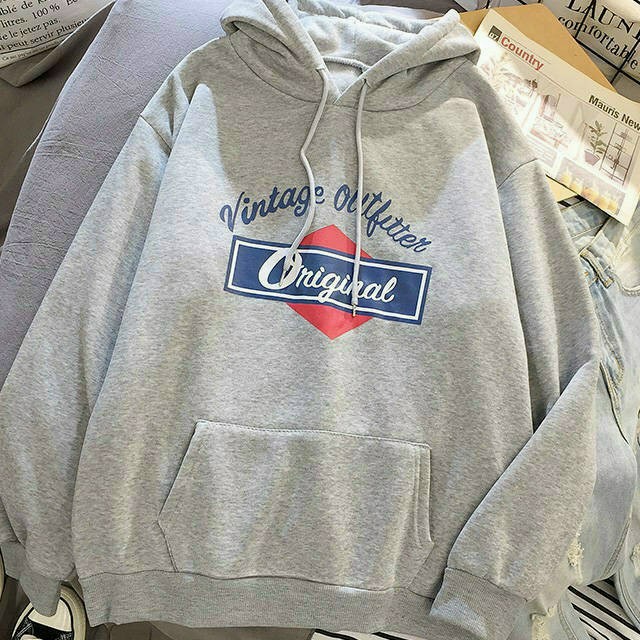 [Ảnh Thật] Áo Khoác Nỉ Hoodie Unisex In Chữ Original Free Size 70kg AK147 Áo Khoác Nỉ Nam Nữ TD Fashion