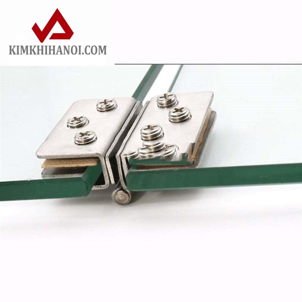 BẢN LỀ kẹp cửa kính INOX CAO CẤP - 1 CÁI hàng cao cấp