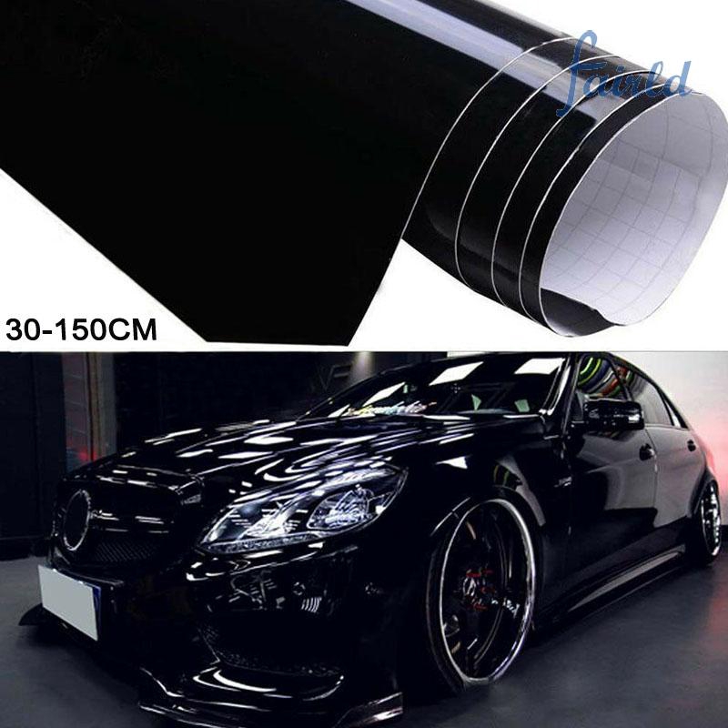 Decal Vinyl Bóng Đen Dán Trang Trí Xe Hơi