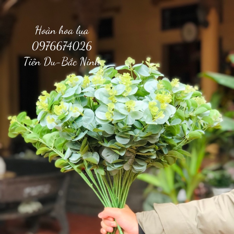 Cành lá táo 16 nhánh hàng loại 1 giống thật, phù hợp trang trí nhà cửa