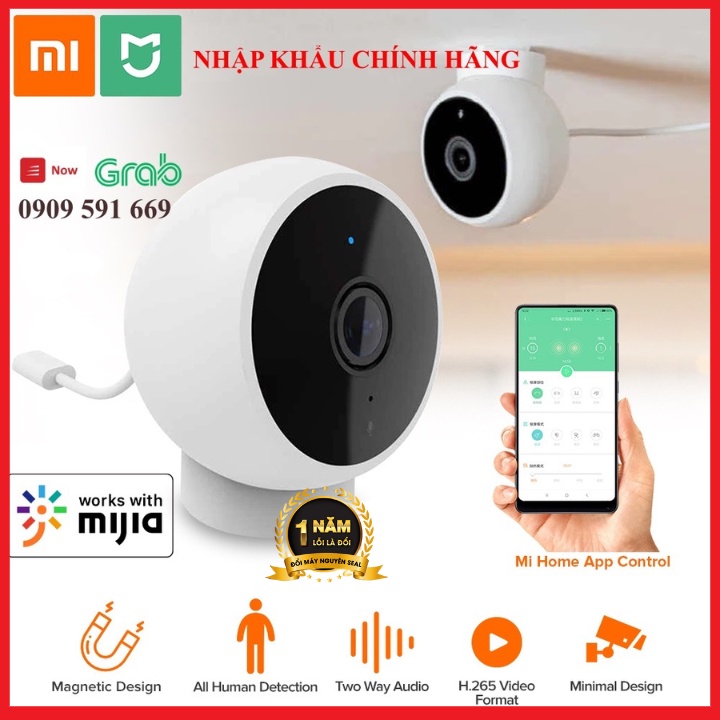 Camera Mini XIAOMI 2K Ngoài Trời - Siêu Góc Rộng , Nhỏ Gọn , Đàm Thoại 2 Chiều