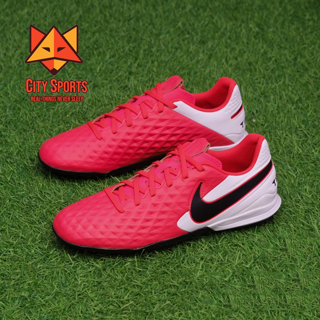 Giày đá bóng sân cỏ nhân tạo Nike Tiempo Legend VIII Academy TF – Laser Crimson/Black AT6100 606