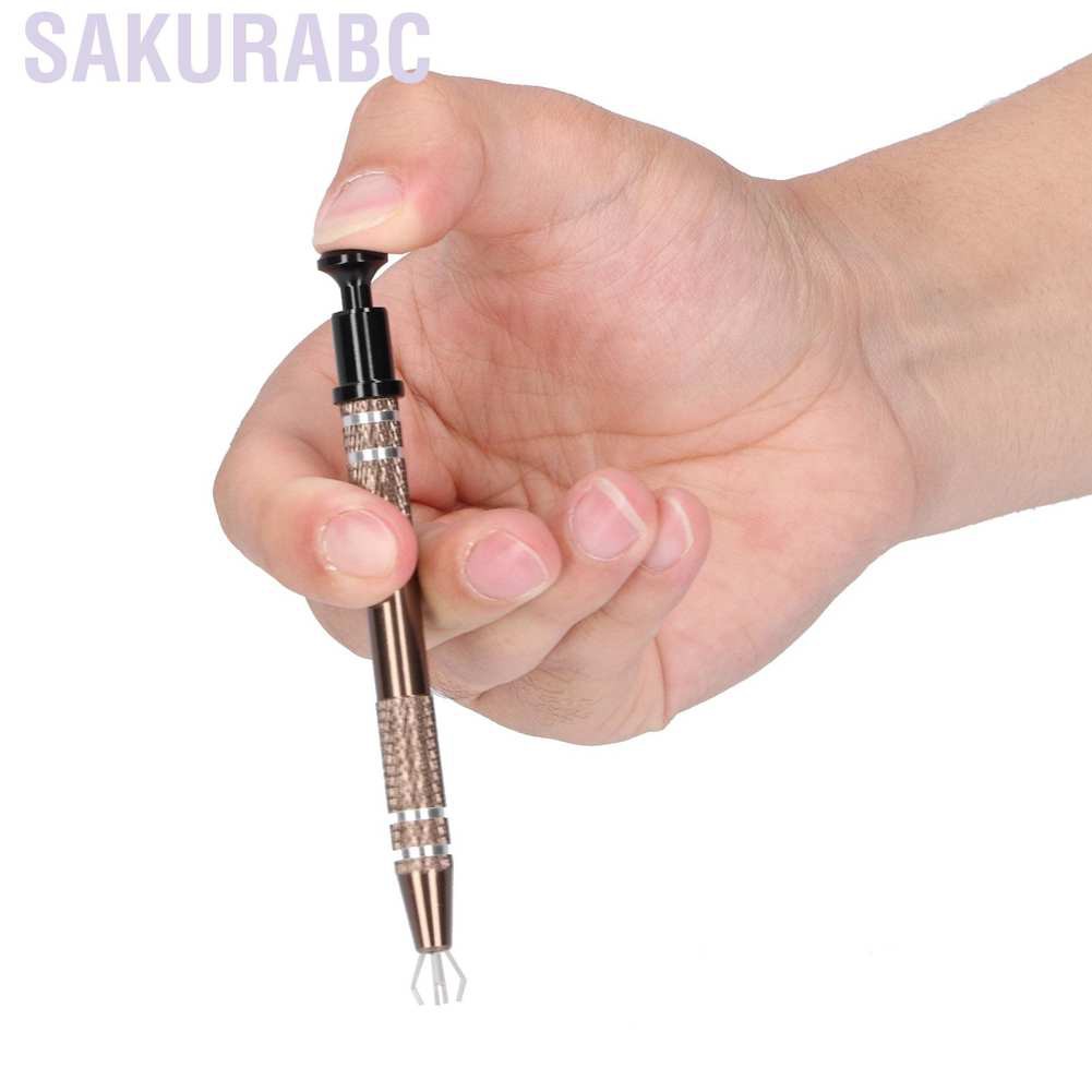 Set 2 Dụng Cụ Gắp Hạt 4 Ngạnh Bằng Hợp Kim Làm Đồ Trang Sức Xỏ Khuyên Cơ Thể