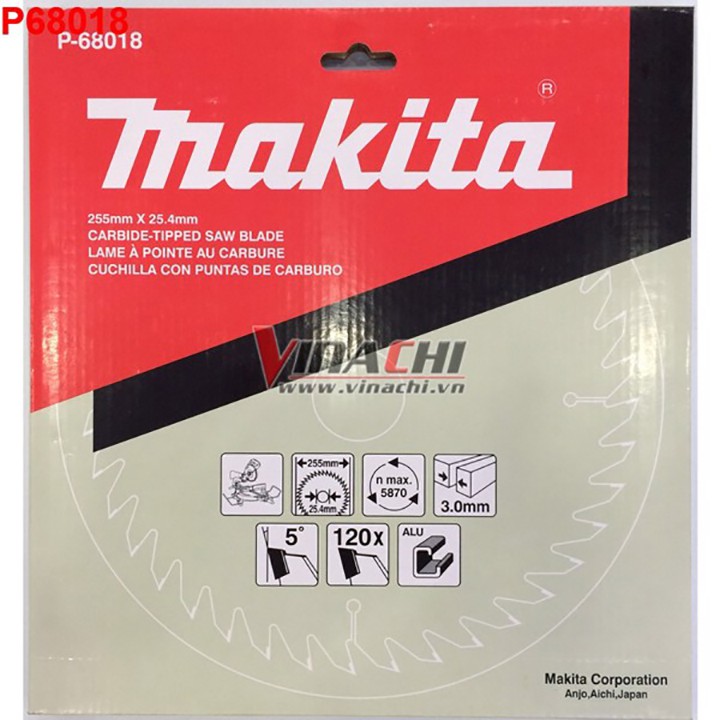 Lưỡi cắt nhôm hợp kim MAKITA - P68018