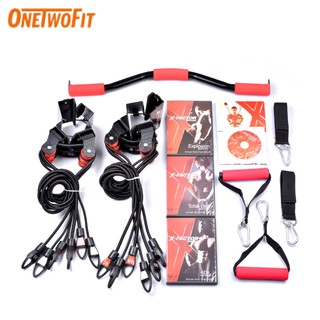 OneTwoFit Dây cao su kháng lực tập Trên cánh cửa Dây đeo kháng thể lực thiết bị thể dục OT001