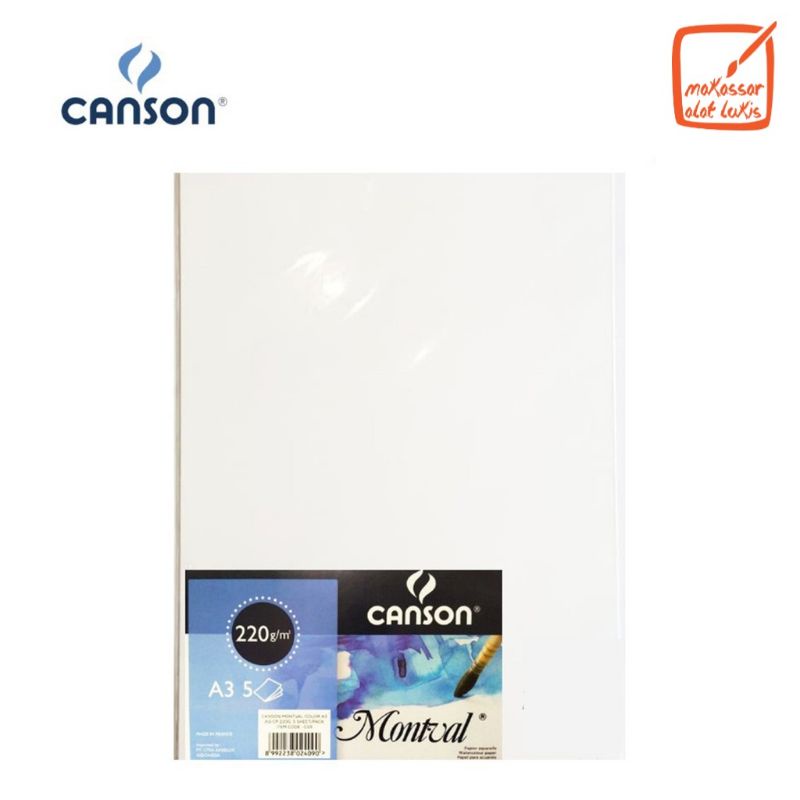 Mô hình xe Canson Montval A2/A3/A4 A5 (200 gsm) | Giấy vẽ màu nước chất lượng cao