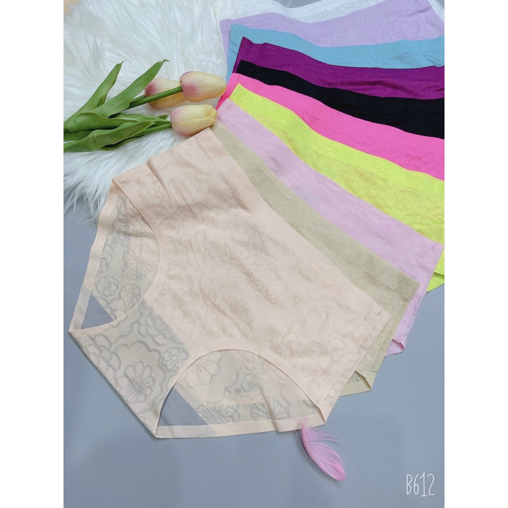 QUẦN LÓT SU ĐÚC THÔNG HƠI GẤM HÌNH BÔNG HOA