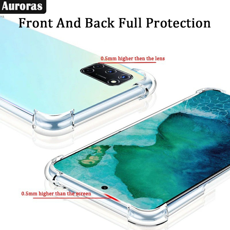 Ốp lưng Oppo A52 / A92 dùng chung dẻo trong lồi 4 góc hạn chế ố vàng