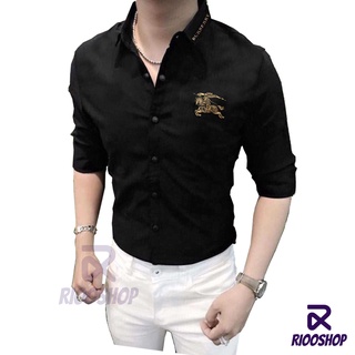 [XẢ KHO] Áo sơ mi nam trắng và đen trơn hàng cao cấp Bur cực đẹp RSM007 (nữ mặc được)