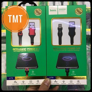 Cáp sạc nhanh tự ngắt Hoco U79 Micro Android có đèn LED dài 1.2M - CHÍNH HÃNG