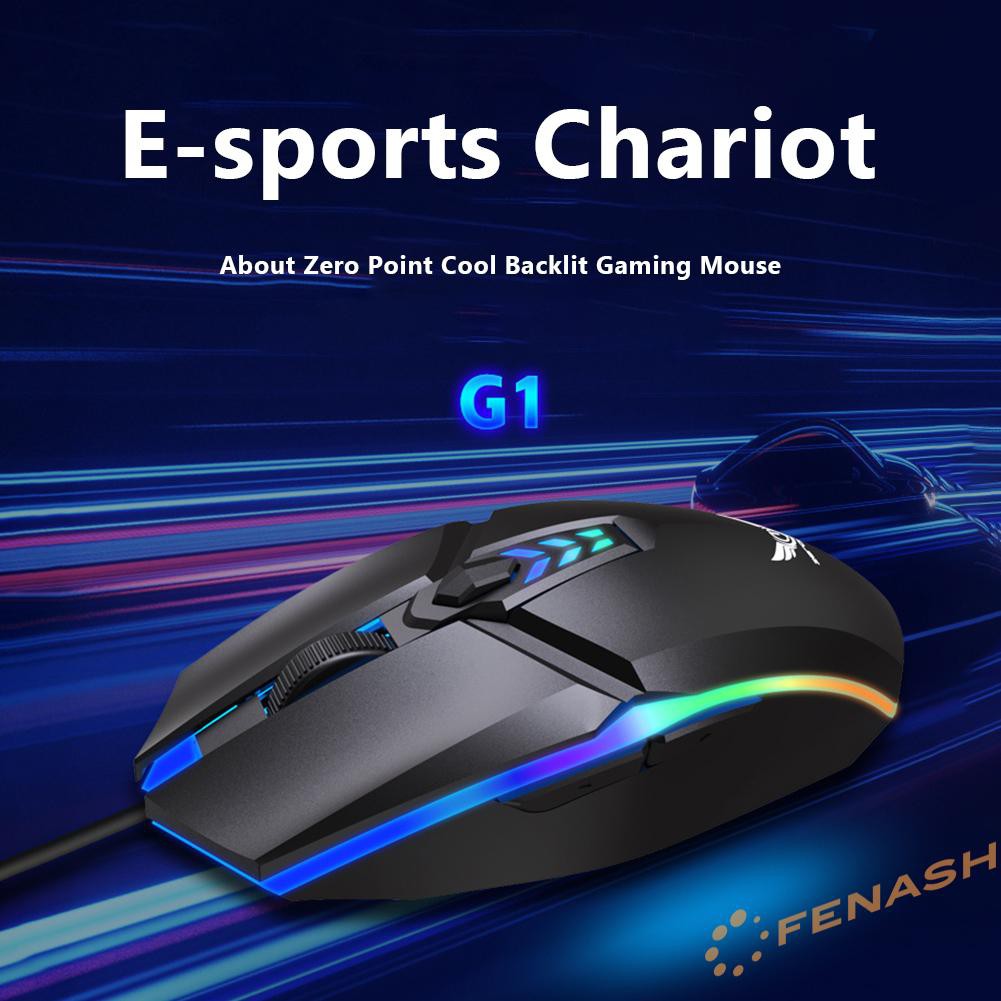 Chuột Quang Gaming Có Dây Fe Zerodate G1 Rgb Cho Laptop