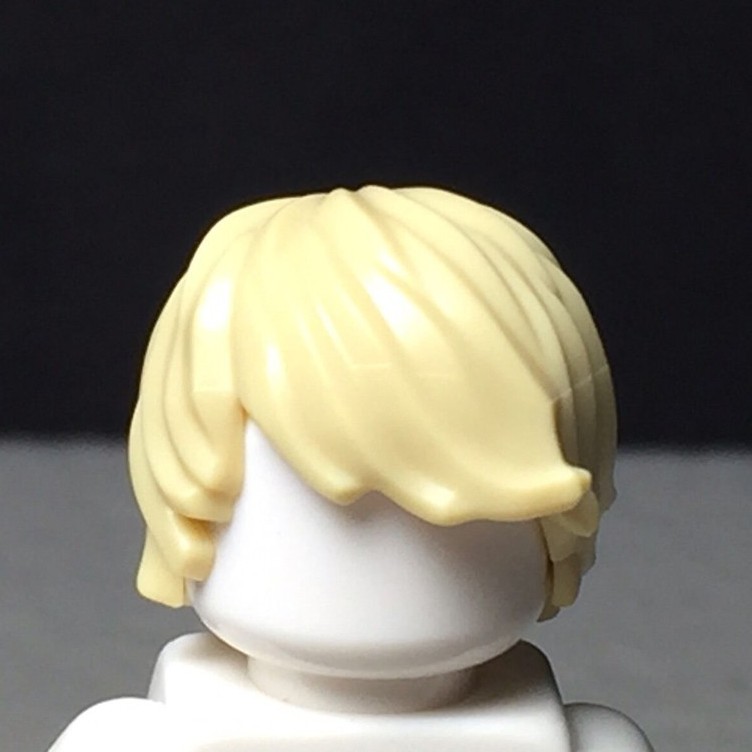LEGO Tóc Nhân Vật LEGO Minifigures, Kích Thước: 1,36 x 1,38 x 1,4 cm,  Màu Vàng Cát ID 6093519 18226