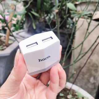Củ sạc nhanh 2 cổng usb hoco c13b max 3.4a - chính hãng, chống quá tải điện
