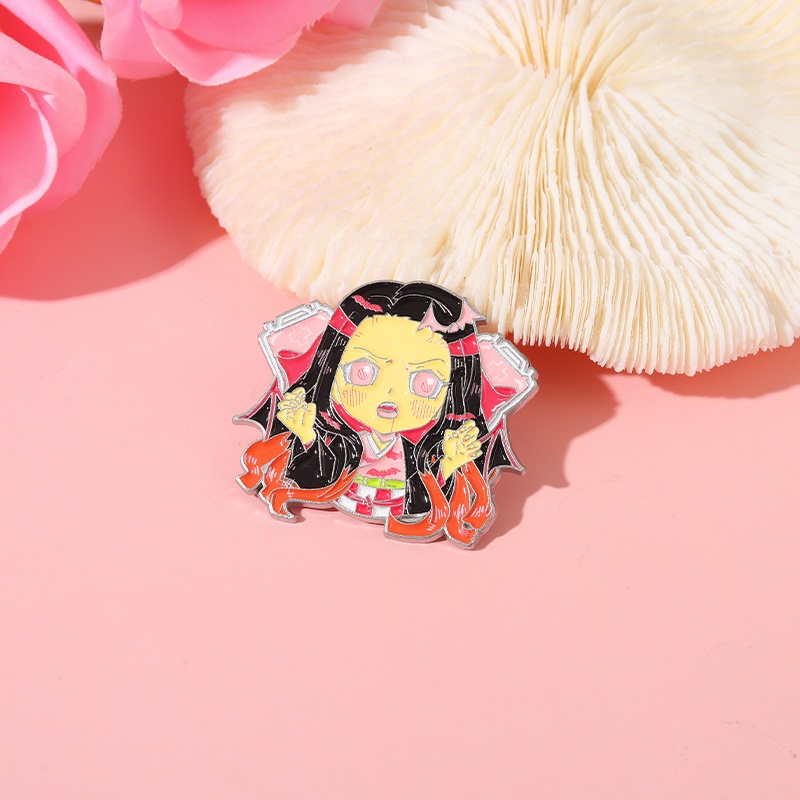 Ghim Cài Áo Hình Nhân Vật Anime Demon Slayer