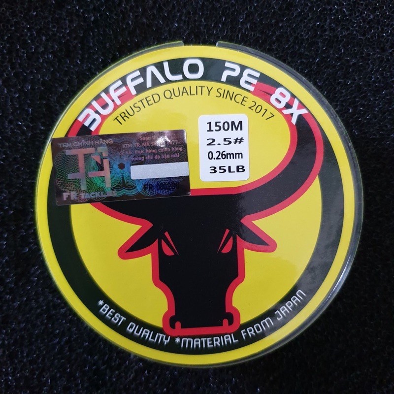 dây dù câu cá pe 8x buffalo dây câu cá(dây trâu bò)