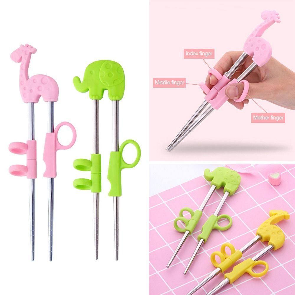 Bộ Đũa Tập Ăn Dễ Thương Tháo Rời Được Dành Cho Trẻ Em