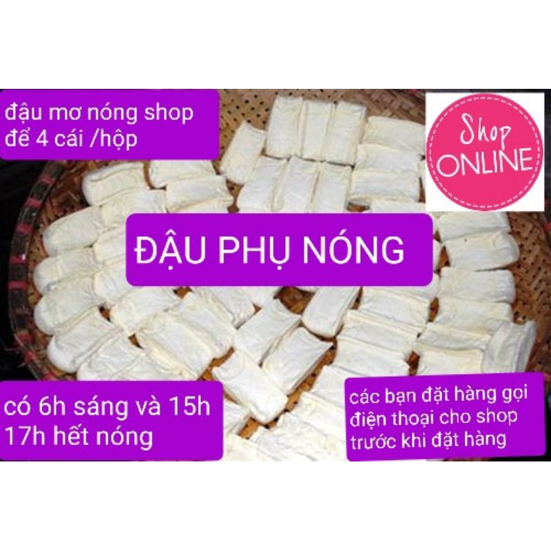 đậu phụ nóng (4 cái /1 hộp)