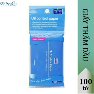Giấy thấm dầu Mayan 100 pcs
