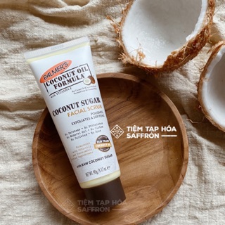 [90g] Sữa dừa đường cát tẩy tế bào chết cho mặt Palmers | Palmers Coconut Sugar Facial Scrub
