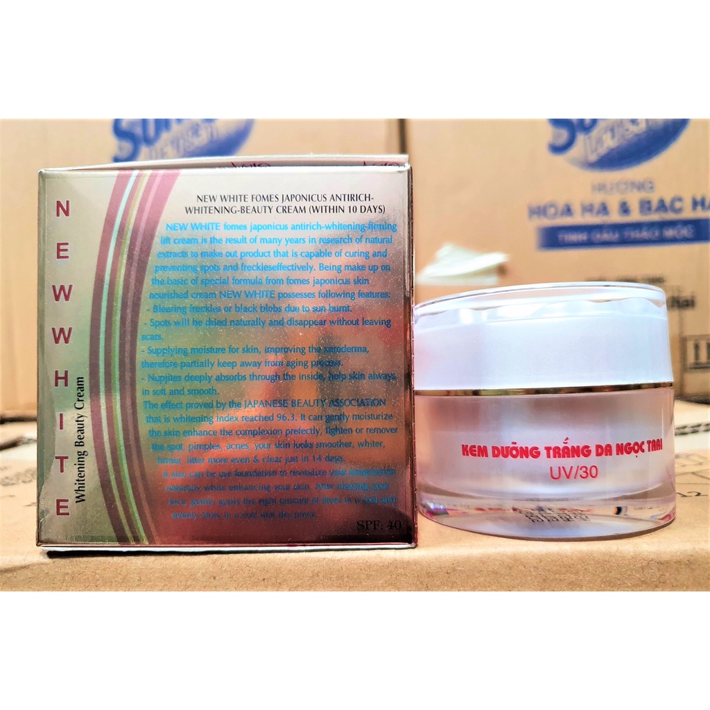 Kem New White dưỡng trắng da ngọc trai 20g