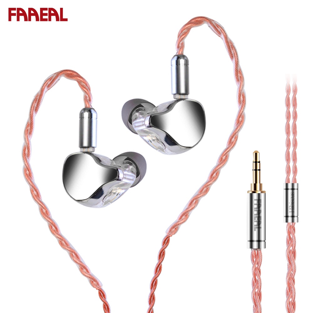 Tai Nghe Nhét Tai FAAEAL Hibiscus HiFi Có Dây Chất Lượng Cao