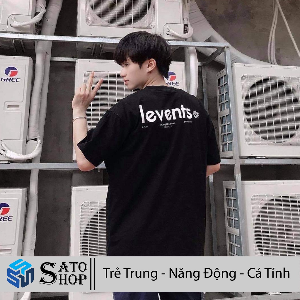 Áo LEVENTS Popular Tee Basic Logo Nam Nữ, Lvs Thun Local Brand Levent Tay Lỡ Form Rộng Full Tag Hãng Unisex SATO SHOP | BigBuy360 - bigbuy360.vn