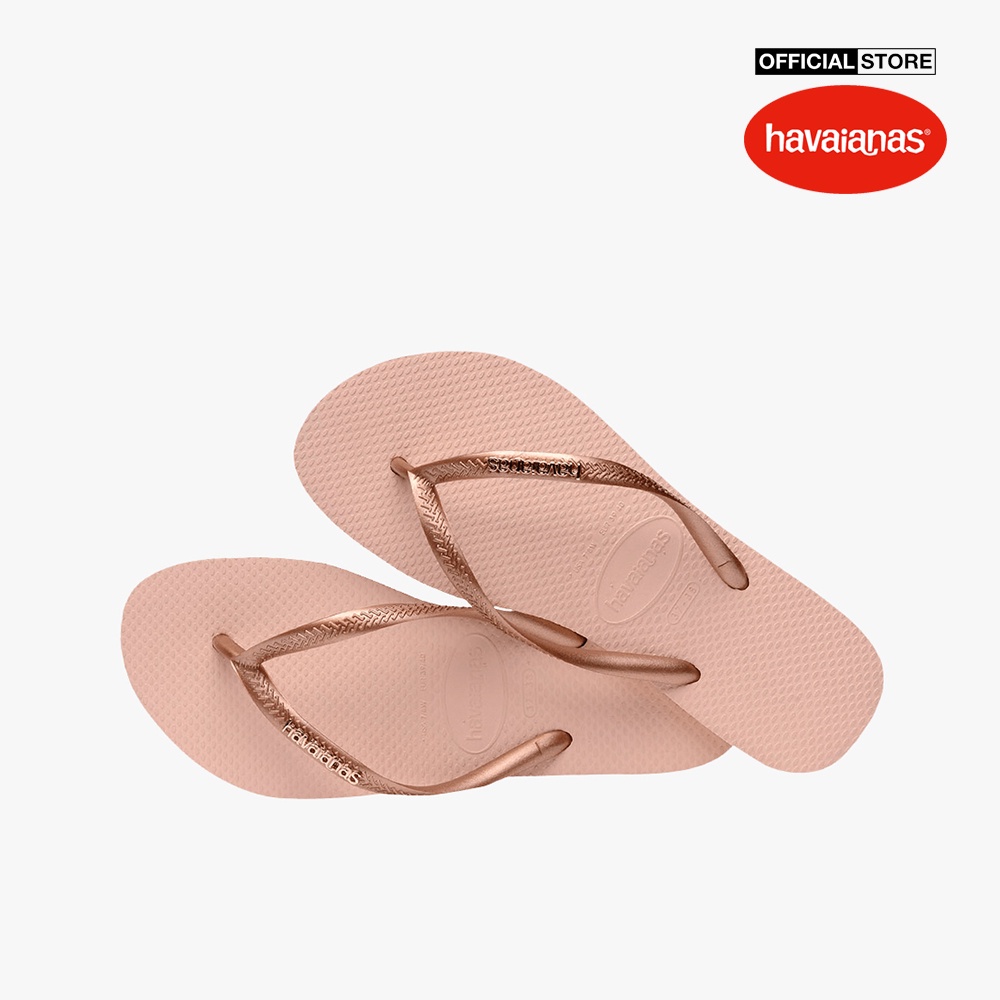 HAVAIANAS - Dép nữ Slim Logo Metallic 4119875-3606