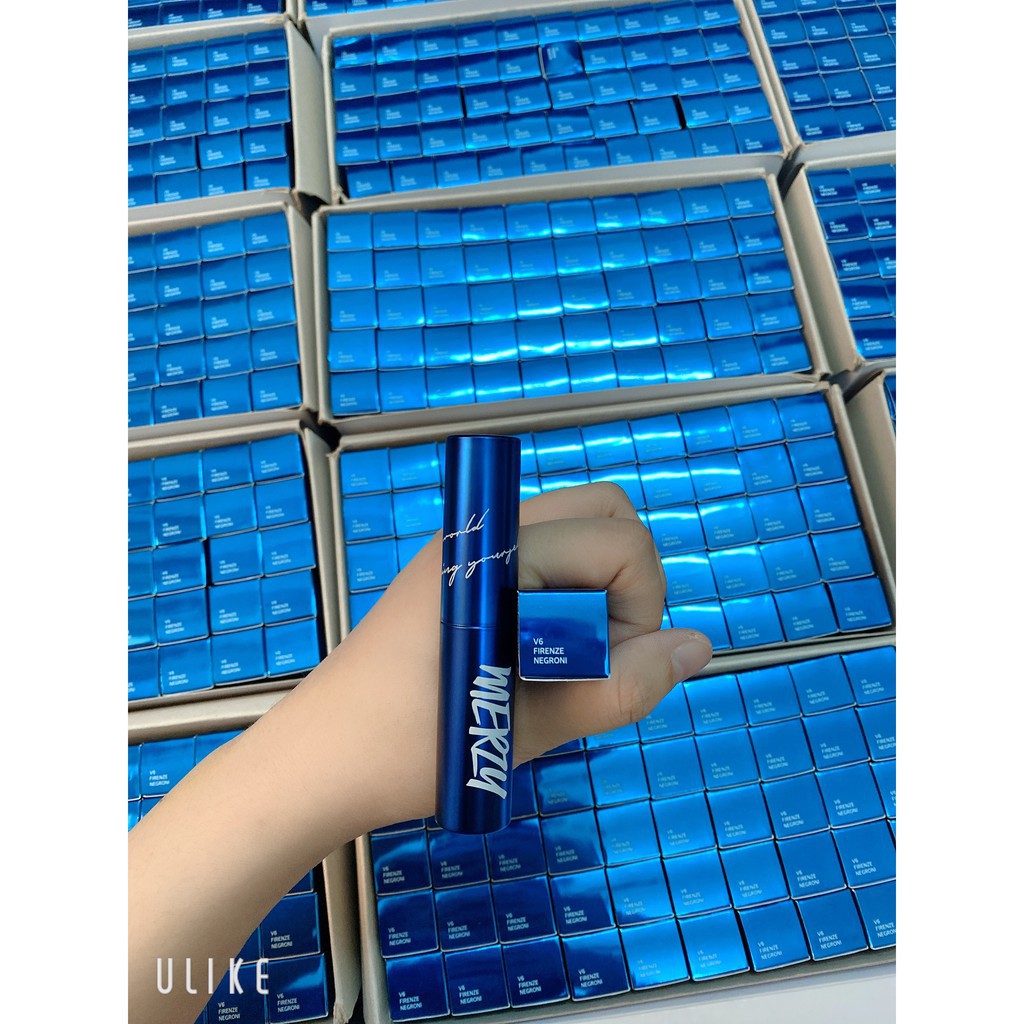 [CÓ TEM HIDDEN] Son Kem Lì Merzy The First Velvet Tint Limited Edition #V6 (Ver Classic Blue)