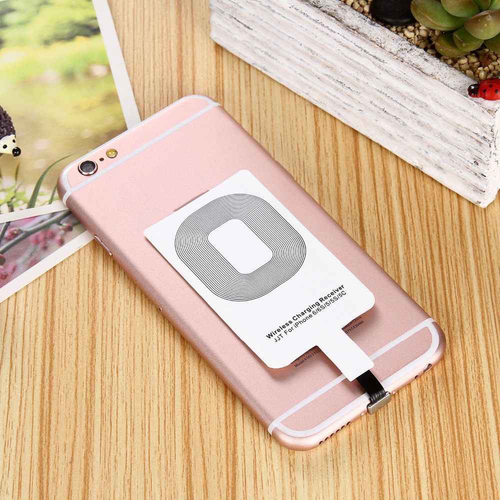 Bộ sạc nhanh không dây Qi mỏng nhẹ tiện dụng cho iPhone 7/7 Plus / 6/6 Plus / 6S / 6S Plus iPhone 5 / 5S / 5C / SE