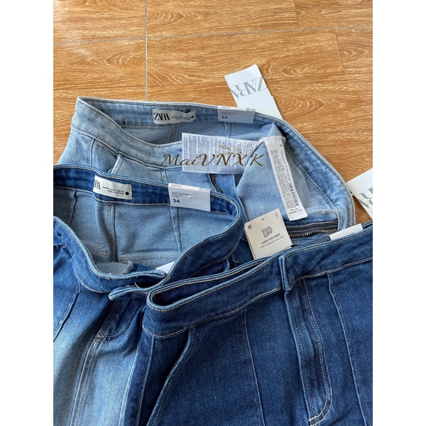 Chân váy jean chữ A