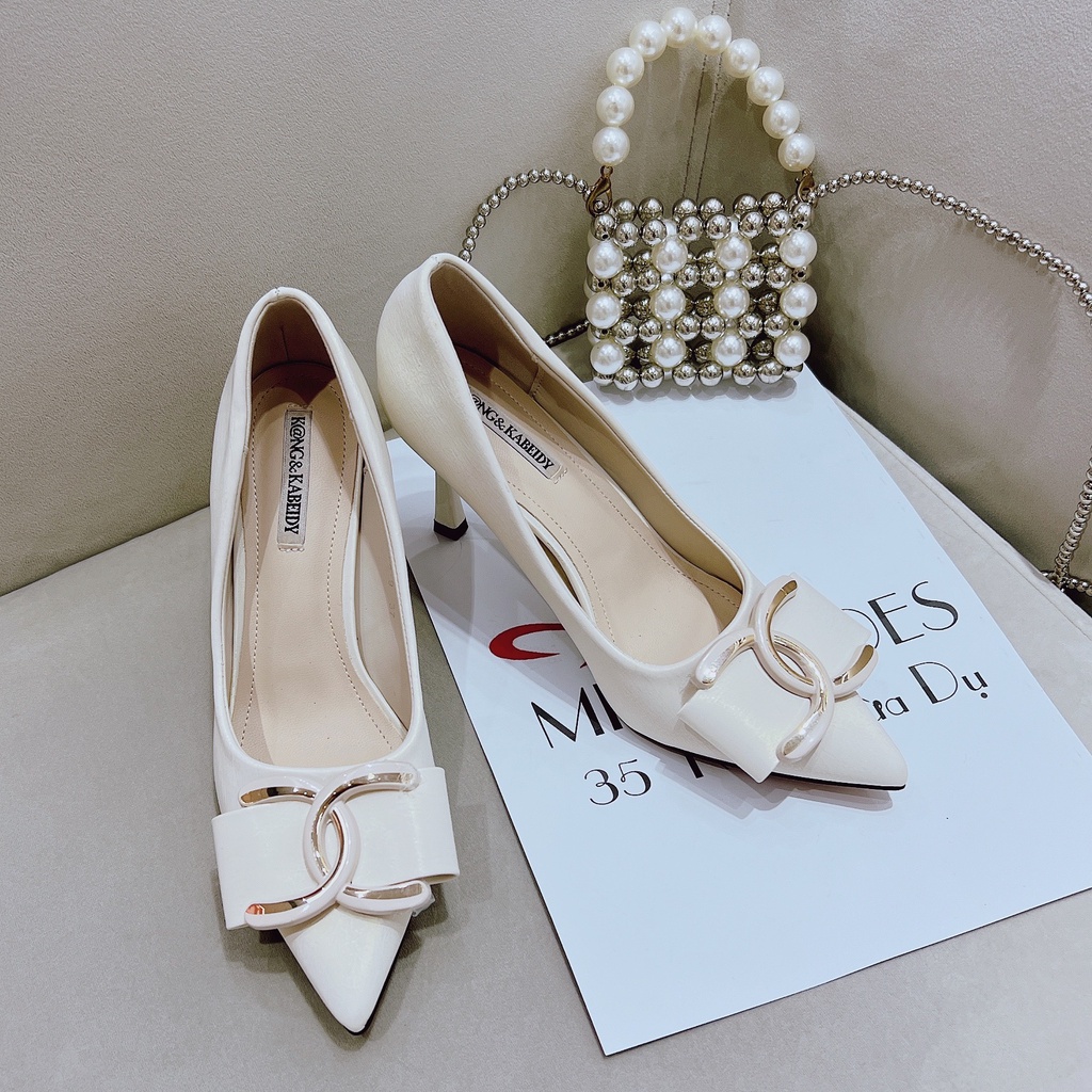 Min's Shoes - Giày Gót Nhọn Da Mềm Cao Cấp NC63