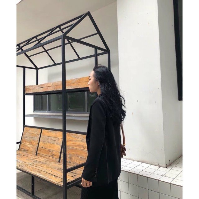 Áo Vest Khoác Blazer Trơn đen, be Phong Cách Hàn Quốc - Vải Trơn - Freesize - Bigsize - Vera_B01 | BigBuy360 - bigbuy360.vn